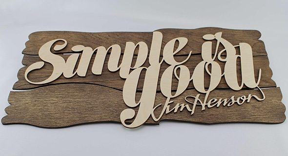 CO2 Laser Cutting Sample