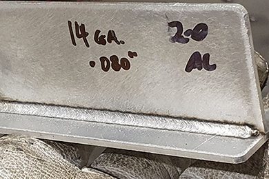 Laser Welding Sample