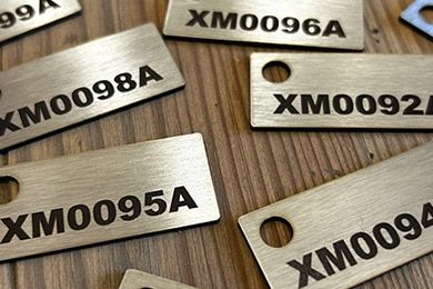 MOPA Laser Marking Sample