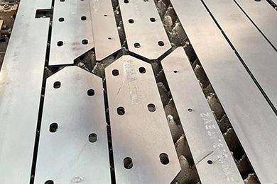 Sheet Fiber Laser Cutting Sample