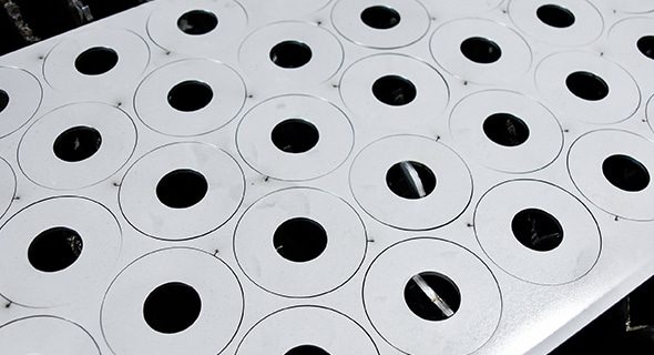 Sheet Fiber Laser Cutting Sample