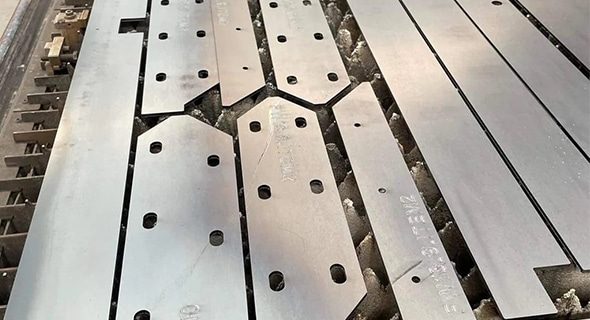 Sheet Fiber Laser Cutting Sample