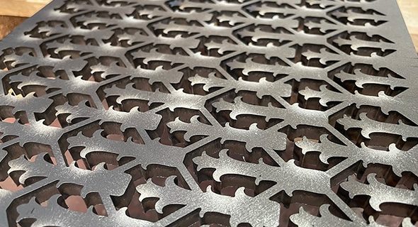 Sheet Fiber Laser Cutting Sample