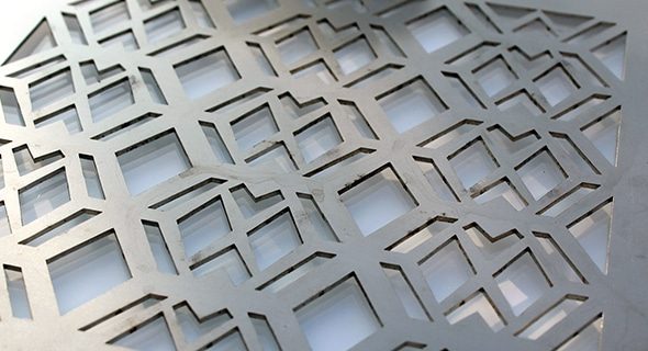 Sheet Fiber Laser Cutting Sample