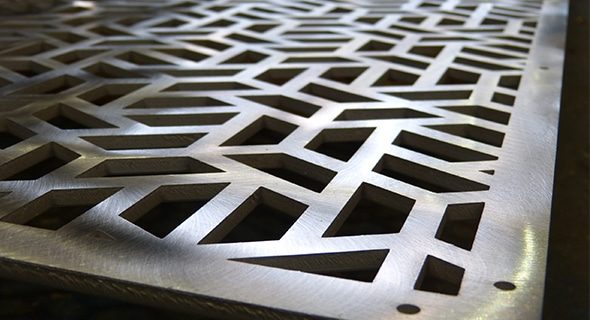 Sheet Fiber Laser Cutting Sample